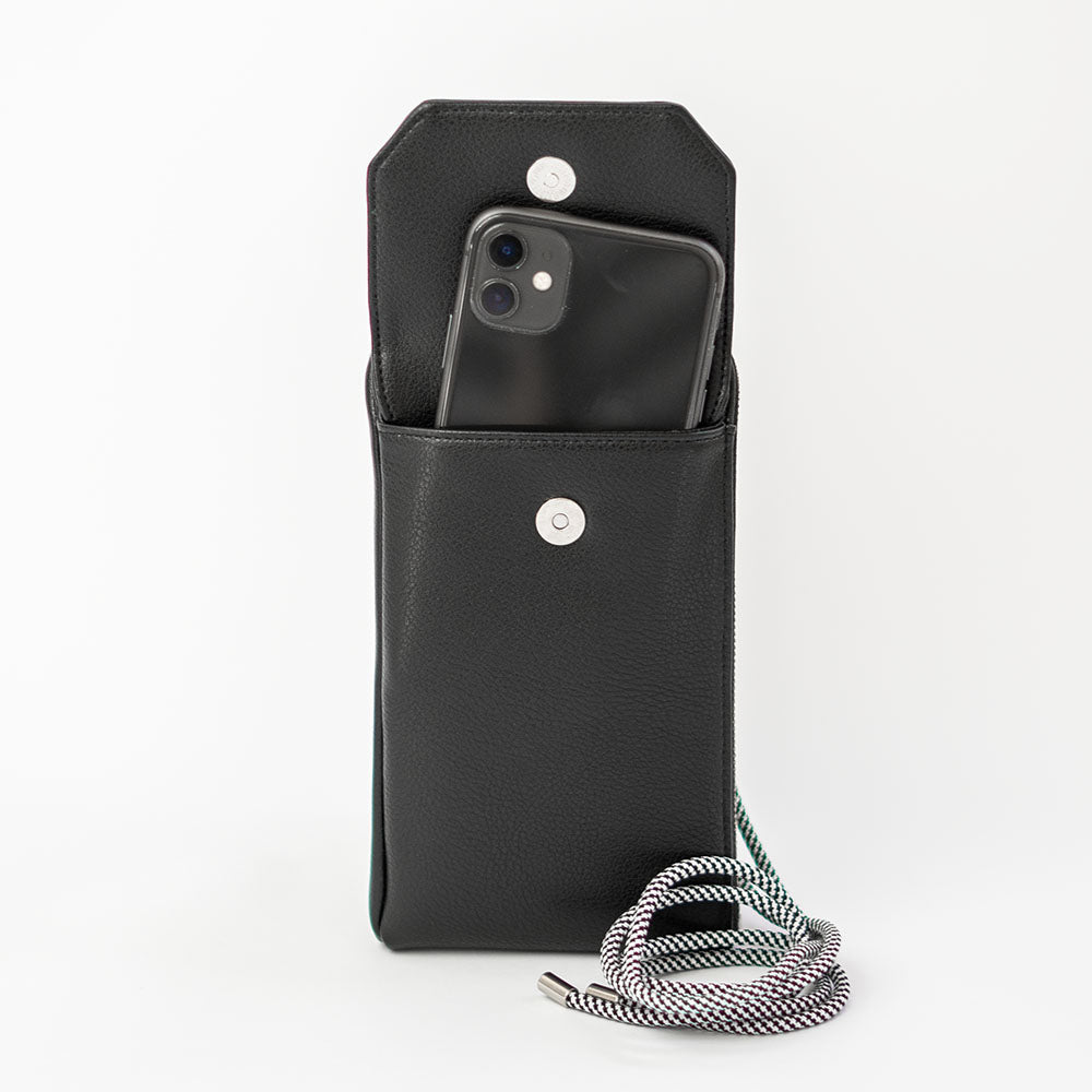 Handytasche schwarz ohne Sichtfenster