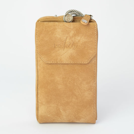 Handytasche braun ohne Sichtfenster